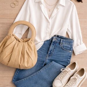 Elegant pastel yellow Women's Handbag